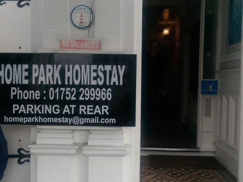 Home Park Homestay Plymouth Ngoại thất bức ảnh